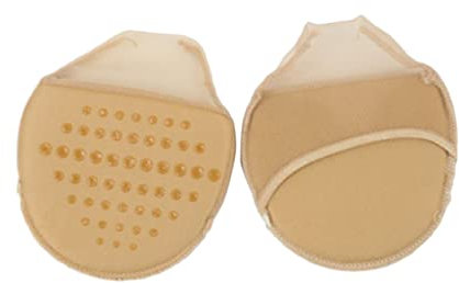 MAGICLULU High Heel Pad 1 Paar - Halbe Einlegesohle Ultraweiches Vorfußpolster Schuhsohlenschutz Für High Heels Bequemes Kissen Für Damen Khaki