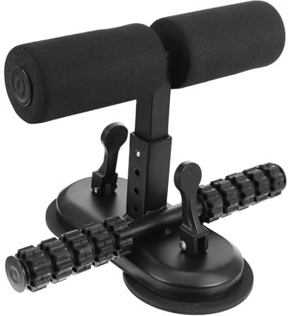 Adjustable Sit-up Assist Device Black Metal Indoor Exercise