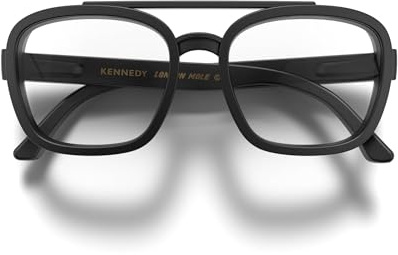 LONDON MOLE® Kennedy Gafas de lectura | Lectores de estilo piloto con forma cuadrada y chula | Unisex femenino masculino | Bisagras de muelle