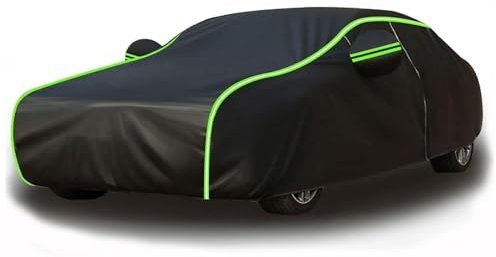 Wasserdicht Autoabdeckung für 𝖥𝗂at 500R 1972-1975(Fastback) Outdoor Atmungsaktiv Vollgarage Autoabdeckung Winter Staubdicht Winddicht Schneedicht Sonnen-Schutz