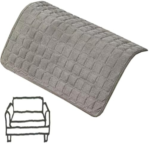 ILiemao Sesselauflage Relax mit Armlehnen，Sessel Überwurf Sesselschoner Sesselauflage Sesselbezug rutschfest 50x50/50x150cm Waschbar(Hellgrau,50X50cm)