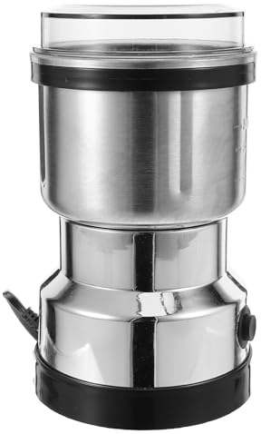 SAFIGLE Moulin à Café Électrique Inox 500 Ml 6 Lames en Acier Inoxydable Broyeur Silencieux pour Épices Café Expresso et Farine Accessoire Cuisine Portable et Compact Usage Domestique