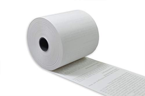 Additionsrolle für Tischrechner, Thermopapier, 12mm ø, 57mm breit, weiß