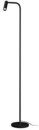 SLV LED Standleuchte KARPO | Design Innen-Standleuchte, stilvolle Innenbeleuchtung | Indoor-Leuchte dimmbar in 3 Stufen, Lese-Beleuchtung, Indoor-Lampe | schwarz | mit Premium LED
