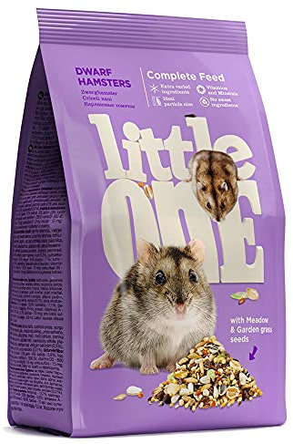 Little One Alleinfutter für Zwerghamster | 400 g | Speziell für die Ernährungsanforderungen von Zwerghamstern | Zur Deckung des Nährstoffbedarfs | Mit wichtigen Vitaminen