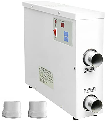 TGHY Elektrische Poolheizung 5,5kW 9kW 11kW 15kW Thermostat für Schwimmbad Spa Whirlpool 220V 380V Digitaler Elektrischer Durchlauferhitzer Oberirdische Einbau-Poolheizung