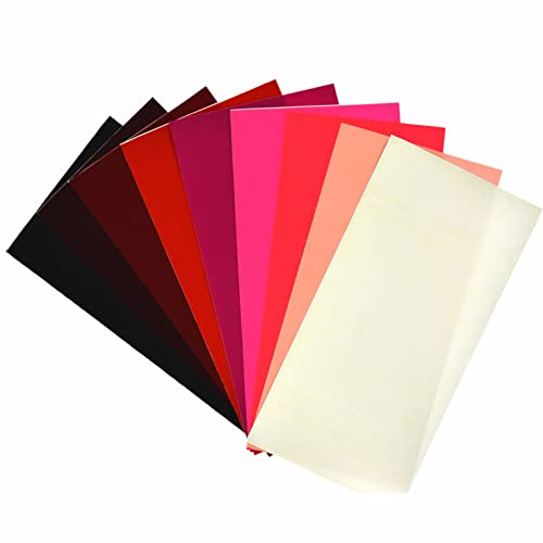 Flicken für Daunenjacke Selbstklebend, Daunenjacke Reparaturset, Nylon Textilaufkleber Waschmaschinenfest für DIY Scapbook Jeans-Zelttasche (rot)