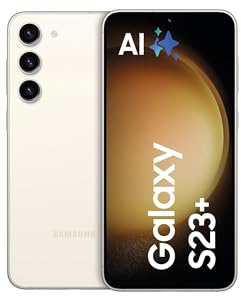 Samsung Galaxy S23+ AI-Android-Smartphone, 256GB, 4.700mAh Akku, Smartphone ohne Vertrag Cream inkl. 36 Monate Herstellergarantie [Exklusiv bei Amazon]