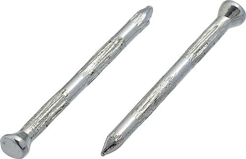 2.7mm x 40mm Concrete Rolled Masonry Nail Finishing Steel Nails Hardened Ribbed Hardware Pins (Pack of 100) - N13E 2.7x40_100
