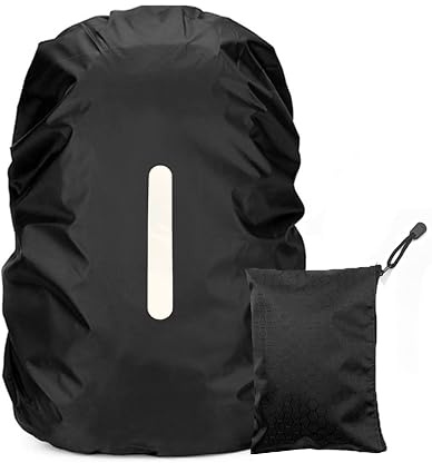 LICQIC Waterproof Rain Cover for Backpack, Reflective Rucksack Rain Cover for Outdoor, Hiking, Camping, Traveling, Cycling