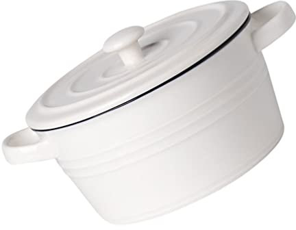 OQHAIR Plat de Cuisson en céramique Casserole Ovale en Porcelaine Plats de Cuisson trempés Résistant à la Chaleur Plaques de Cuisson Plaque à Tarte antiadhésive Moule à Tarte Ustensiles d