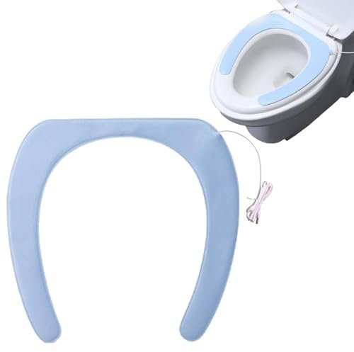 Hailerio Riscaldatore per sedile del WC, copertura per sedile del WC, riscaldamento rapido e costante, facile installazione, ricarica USB, confortevole, lavabile, per casalinghe, inaugurazione della