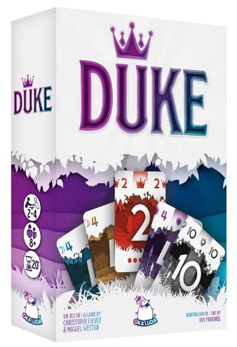 Oka Luda - Duke – EIN Mangelspiel mit einfachen, Aber strategischen Regeln – für 2 bis 4 Spieler – ab 8 Jahren