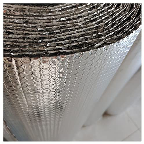 MYRDBT Heizkörperreflektorfolie, doppelte Aluminium-Luftpolsterfolien-Isolierung, Selbstklebende Wärmedämmfolie, Heizkörper-Reflexfolie, Dach-, Wand- und Bodenisolierung, Aluminium-Luftpolsterfolie