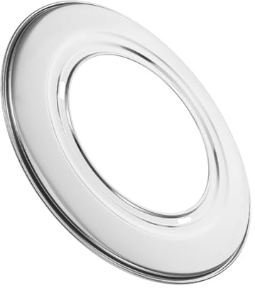VICASKY Wok Steam Rack Stainless Steel Cooking Adapter round 32Cm Steamer Ring Insert Rust-Resistant Multi-Functional Cooking Rack for Home Kitchen Steaming