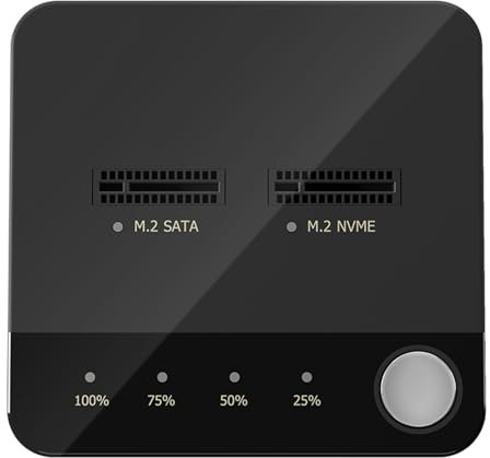Duplicadores NVMe de doble bahía para estados sólidos, clonador de discos, discos duros, copiadora, duplicadores de disco de estado sólido, estación de acoplamiento