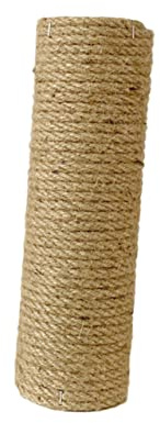 Hemobllo Poste de Escalada para Gatos Rascador de Reemplazo de Sisal Madera 7cm Diámetro X 30cm Largo para Rascador Casero y Accesorio de Muebles para Gatos