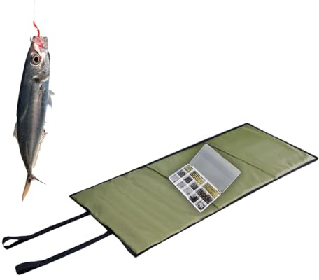 Coussin de pesée de pêche - Tapis éponge imperméable Pliable, Coussin de pêche Stable et léger, Conception Facile à Transporter | pour pêcheur débutant père ami Perche Truite Poisson-Chat Banc