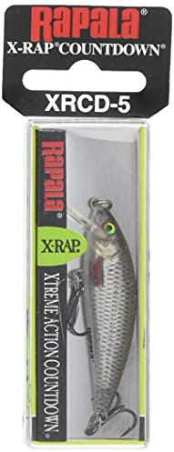 Rapala - CountDown un leurre pour cibler les poissons suspendus comme les truites, saumons, perches, sandres, black bass et brochets en eau douce -7cm,10g coloris Live Rainbow Trout RA5818186