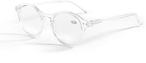 ZENOTTIC Lunettes de Lecture Anti Lumière Bleue pour Homme Femme - PC Gaming Ordinateur Anti Reflets Rond Verres Lunettes Vue Loupe