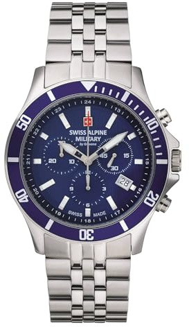 Swiss Alpine Military 7022.9135 chronograph 42mm 10ATM
