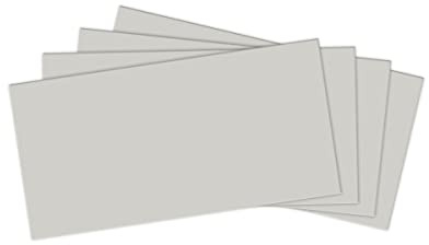 Briefumschlag grau DIN lang-Format ohne Fenster Briefumschäge Umschläge selbstklebend (50 Umschläge)