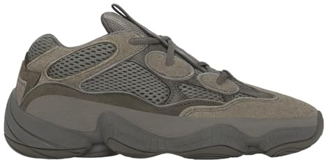 adidas Mens Yeezy 500 Lace Up Sneakers Shoes Casual - Beige, Brown Clay/Brown Clay/Brown Clay, 4 UK