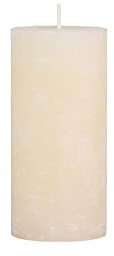 ukiyo Vela rústica de color crema, varios tamaños, gruesa, corona de Adviento, decoración navideña, variante: diámetro de 7 cm, altura de 15 cm