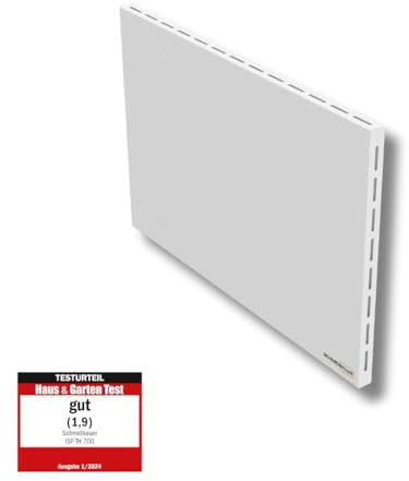 SCHMIDBAUER® Infrarotheizung Hybrid 300 Watt - Ein/Aus-schalter - Infrarottechnik mit Raumluft-Konvektion - Elektroheizung - Direktheizung