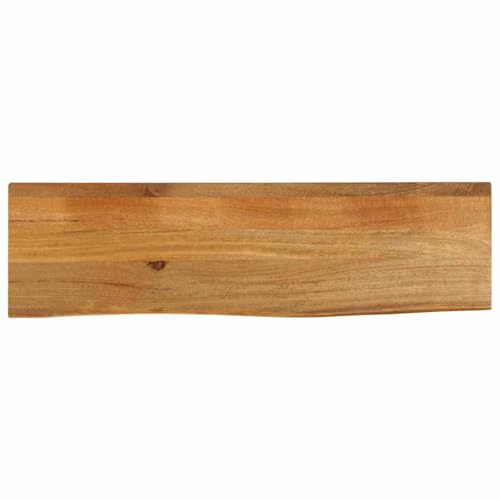 vidaXL Tischplatte mit Baumkante 120x20x3,8 cm Massivholz Mango