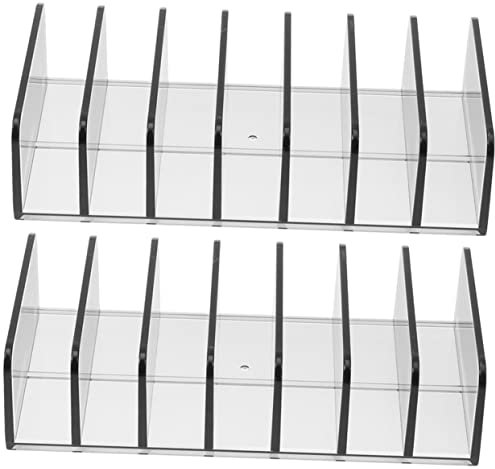 Ipetboom 2stücke Kosmetik Organizer Augen Make-up Ablage Für Lidschatten Transparentes Design Für Schminktisch Und Badezimmer Praktisch Zur Aufbewahrung Und Organisation