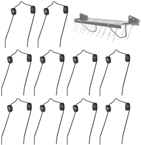 Dethatcher Federzinken 46761, passend für Agri-Fab Dethatcher, 10 Stück, Thatcher Zinken (0,3 cm Durchmesser), Breite 10,4 cm x Höhe 5,1 cm x Länge 18 cm, Rasenmäheraufsätze für Outdoor-Hof-Werkzeuge