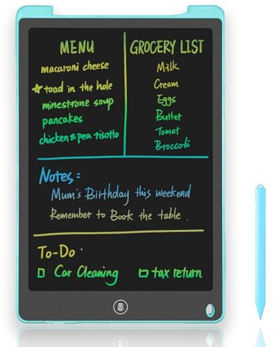 NEWYES Small Planner Boards for Fridge, Ink-Free, B5, Reusable Desktop Writing Board for Kids Adults, Quick-Clear Tech, Waterproof, School Office Home Reminders to-Do Lists Meal Planning