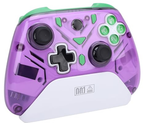 Yunir Controlador de Juegos de Pantalla Interactiva, Controlador de Juegos de Efecto Hall para PC, iOS, Android, Joystick Gamepad, Detección de Movimiento, Luz RGB, Bluetooth y