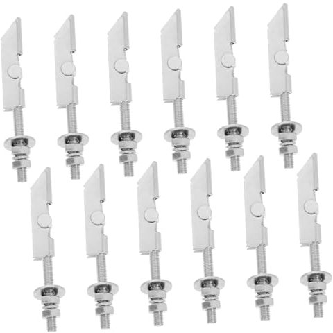 ULTECHNOVO 12pcs Aircraft Screw Orchid Clip Drywall Anchor Fixings Plasterboard Hooks Heavy Duty