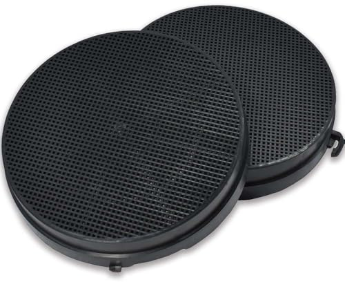 DL SERVICE 2 Filtri ai Carboni Attivi compatibile con Cappa Falmec Tipo 6, Tipo C, ricambio adattabile per cappa aspirante Falmec, Ø 17x3 cm, Codice 103050091