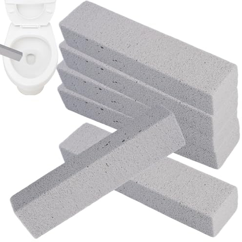 6 Pezzi Pietra Pomice Detergente, Spazzola Pietras Pomices per WC, Pietra Pomice Spazzole, per la Pulizia, Pietras di Pulizia, per Griglie, Grill, Cucine, Servizi Igienici, Bagno, Docce, Lavelli