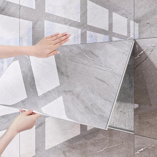 Piastrelle per Soffitti Piastrelle Adesive Effetto Marmo, Rivestimenti Decorativi per Soffitti per Crepe e Macchie, Pannelli per Soffitti in Polistirolo per Soggiorno, Bar, Studio(10pcs,40x80cm(15.8x3