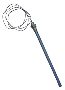 Bougie d'allumage résistance pour poêle à granulés HT68668, 350 W, Ø 9,9 mm, longueur totale 205 mm (Ref INT. 1076)