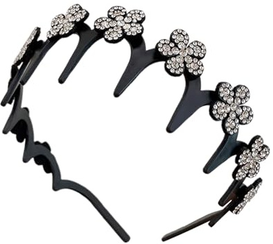 Fascia Ondulata Fascia Donna con Strass