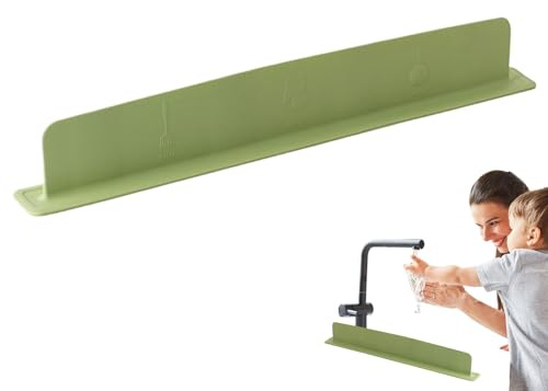 Besreey Paraspruzzi per Lavandino - Protezione Vasca Cucina Silicone Paraspruzzi | Barriera Antiscivolo per Vasca da Bagno Lavastoviglie Piano Trucco