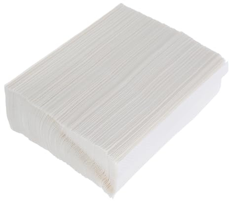 BCOATH Weißes Papierhandtuch aus Zellstoff 200 Blatt Dicke Küchenservietten und Toilettenpapierhandtücher für Küche und Badezimmer Weich und Vielseitig Verwendbar