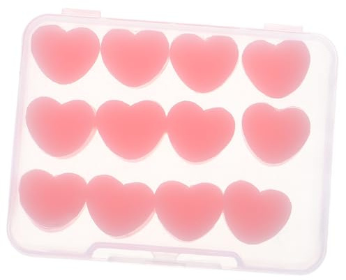 Hohopeti 12 piezas Tapones para Oídos de Silicona Moldeable Rosa Unidades Protección Antiruido para Dormir Natación y Silencio Total para Adultos Diseño y Cómodo