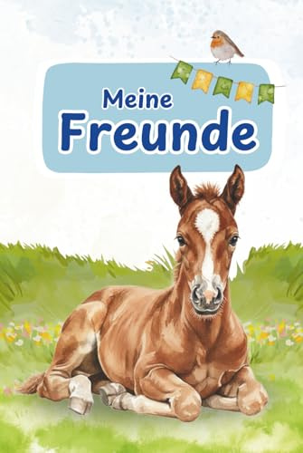 Freundebuch Pferde: „Meine Freunde“ für Schule oder Kita (Freundebücher für Schule und Kita)