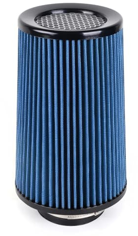 1 filtro conico di aspirazione del gas freddo - Detergente for gas lavabile e riutilizzabile for una maggiore efficienza del motore(Blue)