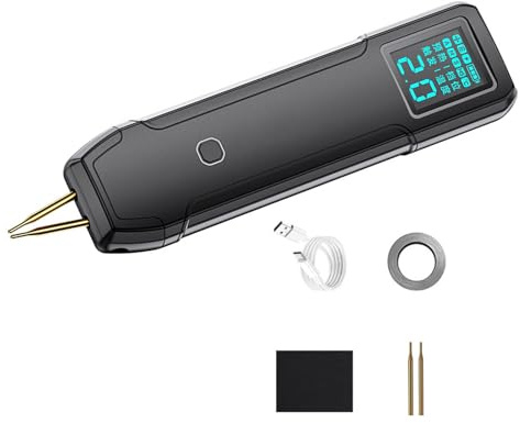 Soldador industrial de puntos con sensores, chip inteligente, soldadura de pulsos dobles para proyectos de bricolaje y compatibilidad de materiales metálicos, soldador manual automático de modo doble