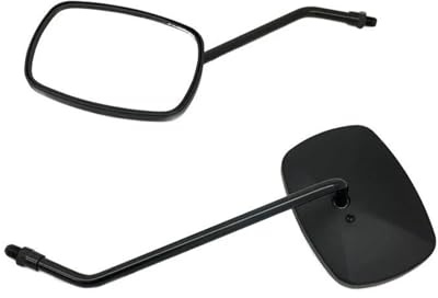 Motorradspiegel Rückansicht Für Royal Enfield Motorrad Rückspiegel 8-10mm Außenspiegel(Schwarz)