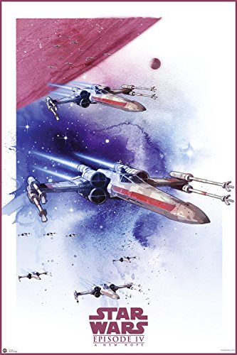 Star Wars Empire Interactive - Póster (91,5 x 61 cm), diseño de Nifty Episodio IV