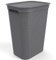 Rotho Brisen - Colector de Lavado de 50 L con Tapa y 2 Asas, Plástico (PP) sin BPA, Gris Antracita, 50 L (43.1 x 34.0 x 52.9 cm)