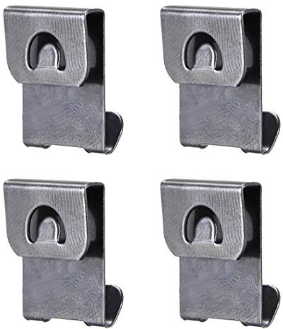 sourcing map Aufhänger Haken Metall 0,3 mm Dicke S-förmige 50stk